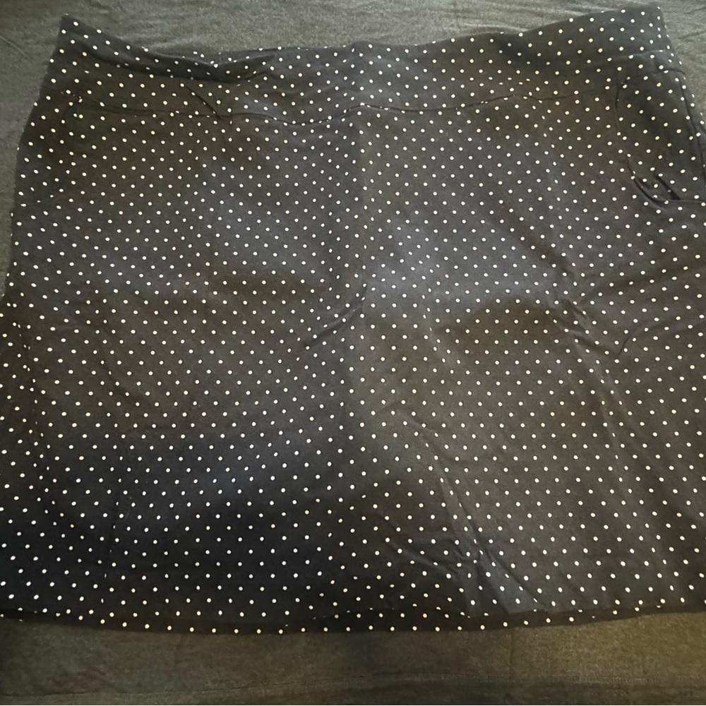 Black Polka Dot Skort